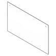 Range Oven Door Outer Panel (white) for Kenmore 79078042411 - Part 808609201