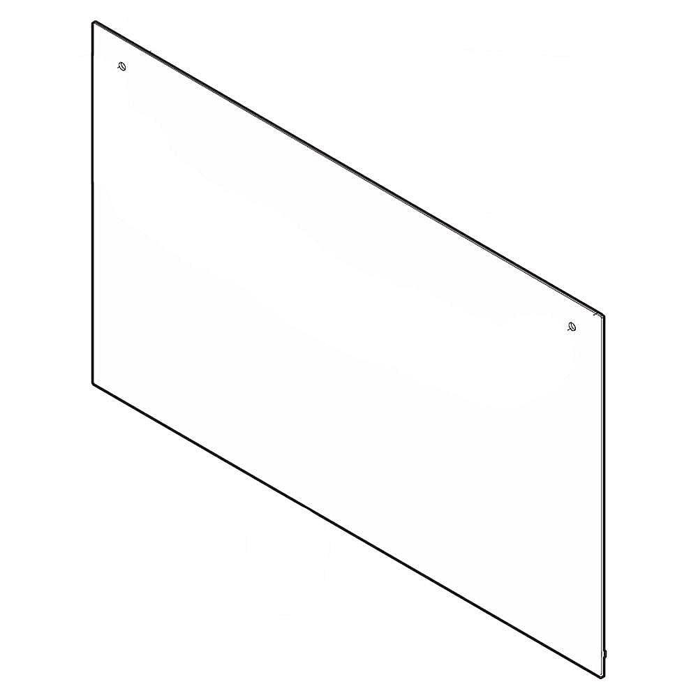 Part #808609202, Range Oven Door Outer Panel (Black) / 35.80 x 30.20 x 6.00