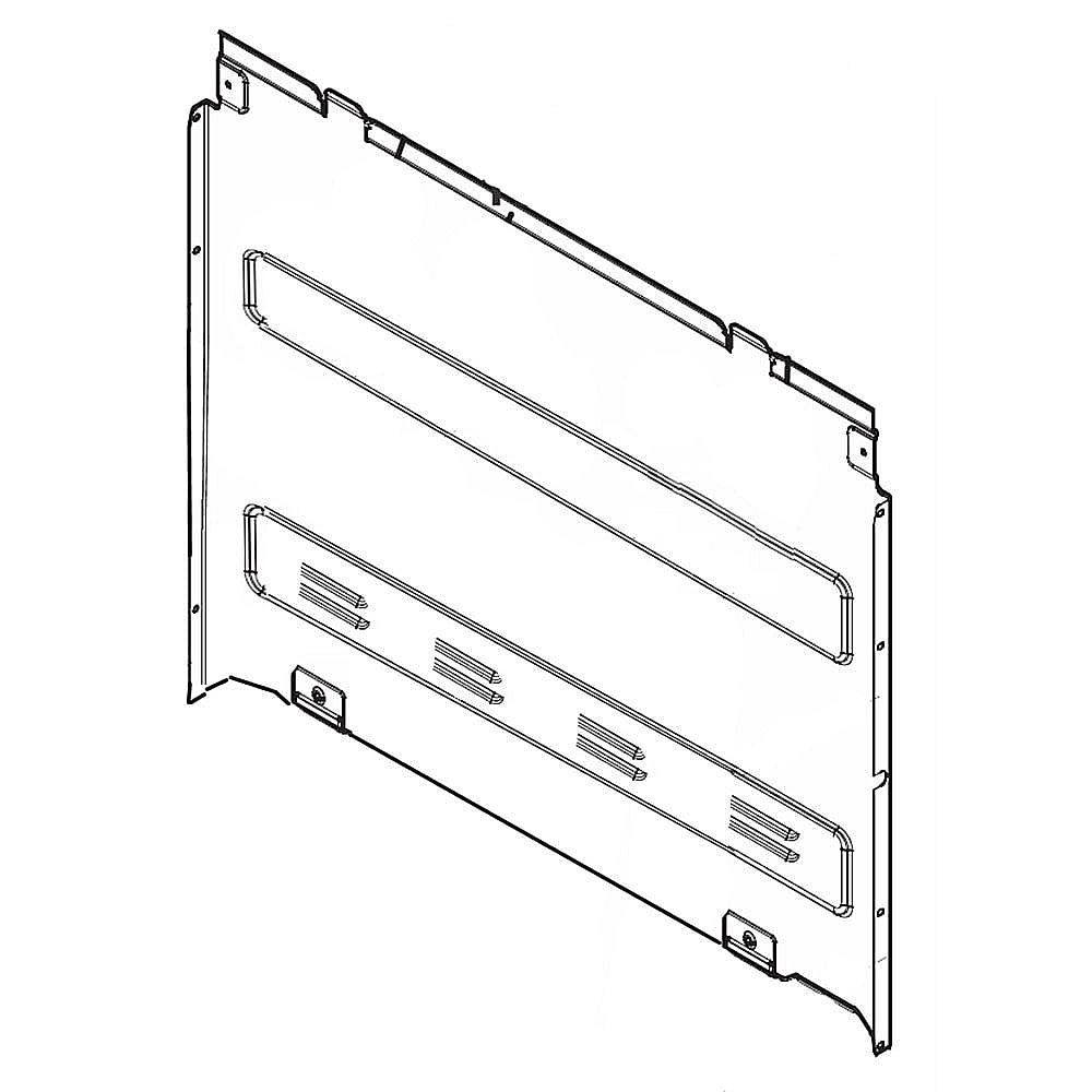 Wall Oven Insulation Heat Shield, Rear