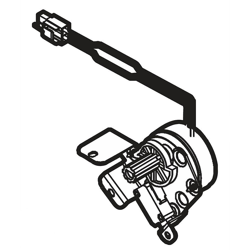 Part #5304528925, Electrolux Range Oven Door Lock Motor (Replaces 808721803)