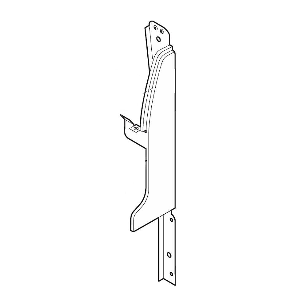 Part #808754505, Kelvinator Cap, end , white , rh / 17.70 x 4.10 x 2.15