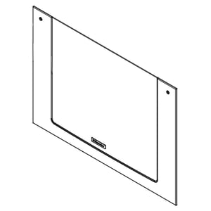 Range Oven Door Outer Panel (stainless) 808950025