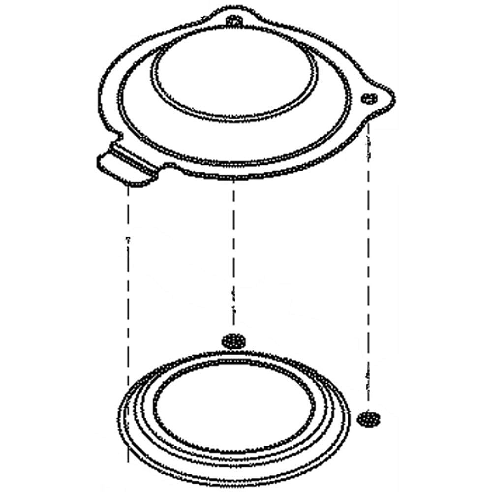 Kenmore Elite Part #808963801, Shield | 4.95 x 4.55 x 1.80