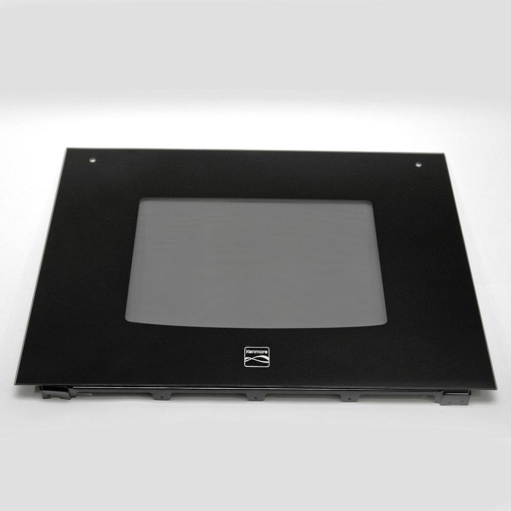 Photo of Wall Oven Door Outer Panel Assembly (Black) from Repair Parts Direct