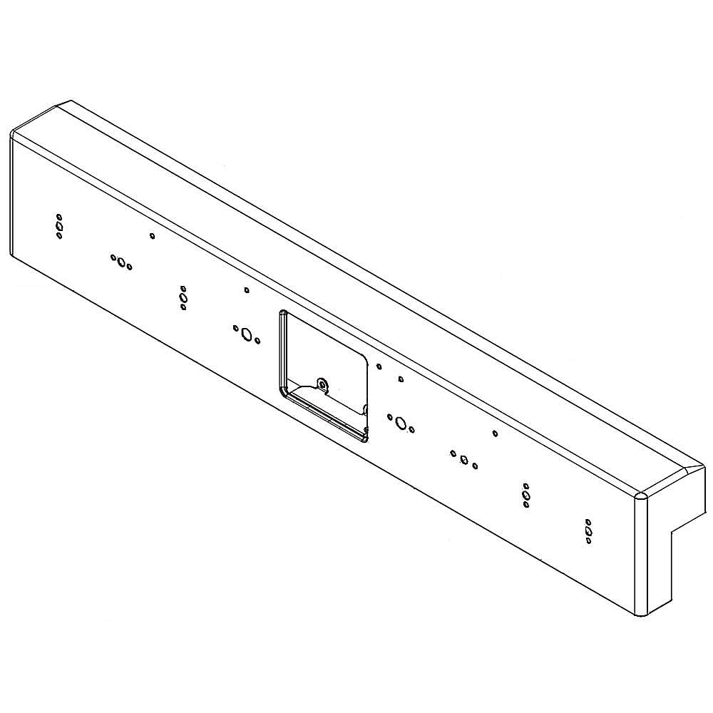 Part #809103501, Range Control Panel (Stainless) / 29.75 x 5.00 x 3.00