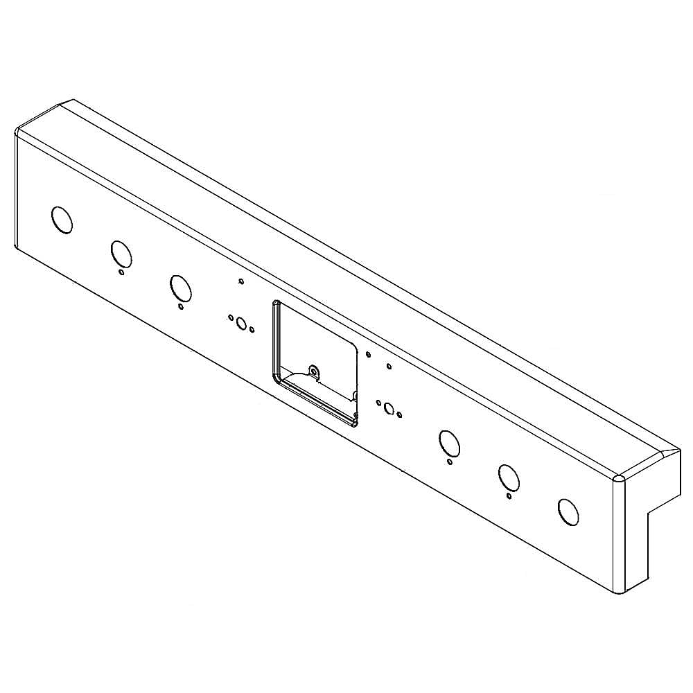 Part #809103502, Range Control Panel (Stainless) / 29.80 x 5.05 x 3.10