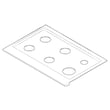 Cooktop Burner Grate (black) for Electrolux E36GC75PSS0 - Part 809103801