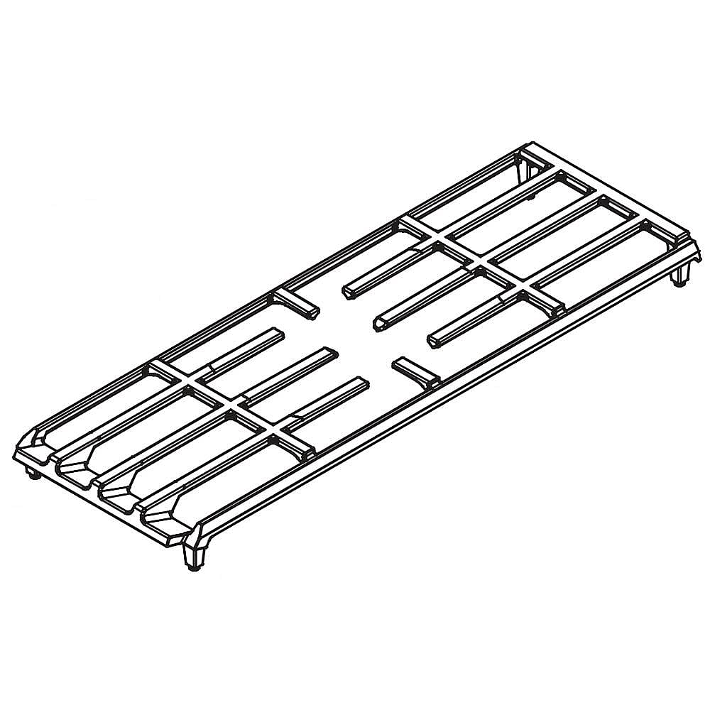 Part #809144801, Range Surface Burner Grate, Center / 32.00 x 14.50 x 2.25