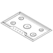 Cooktop Main Top (stainless) for Frigidaire FGGC3645QSA - Part 5304533246
