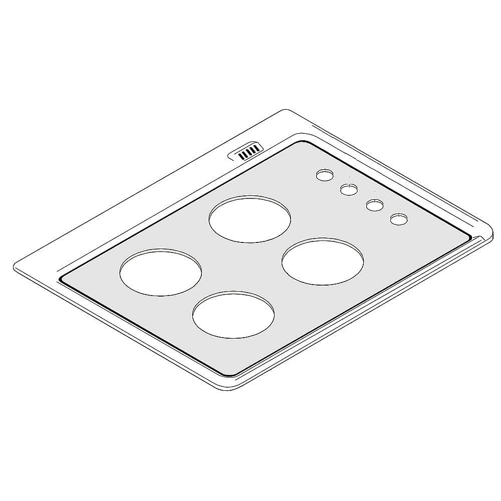 Part #903040-9010, Range Main Top (Stainless)