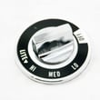 Range Surface Burner Control Knob for Kenmore 1197367311 - Part 9385