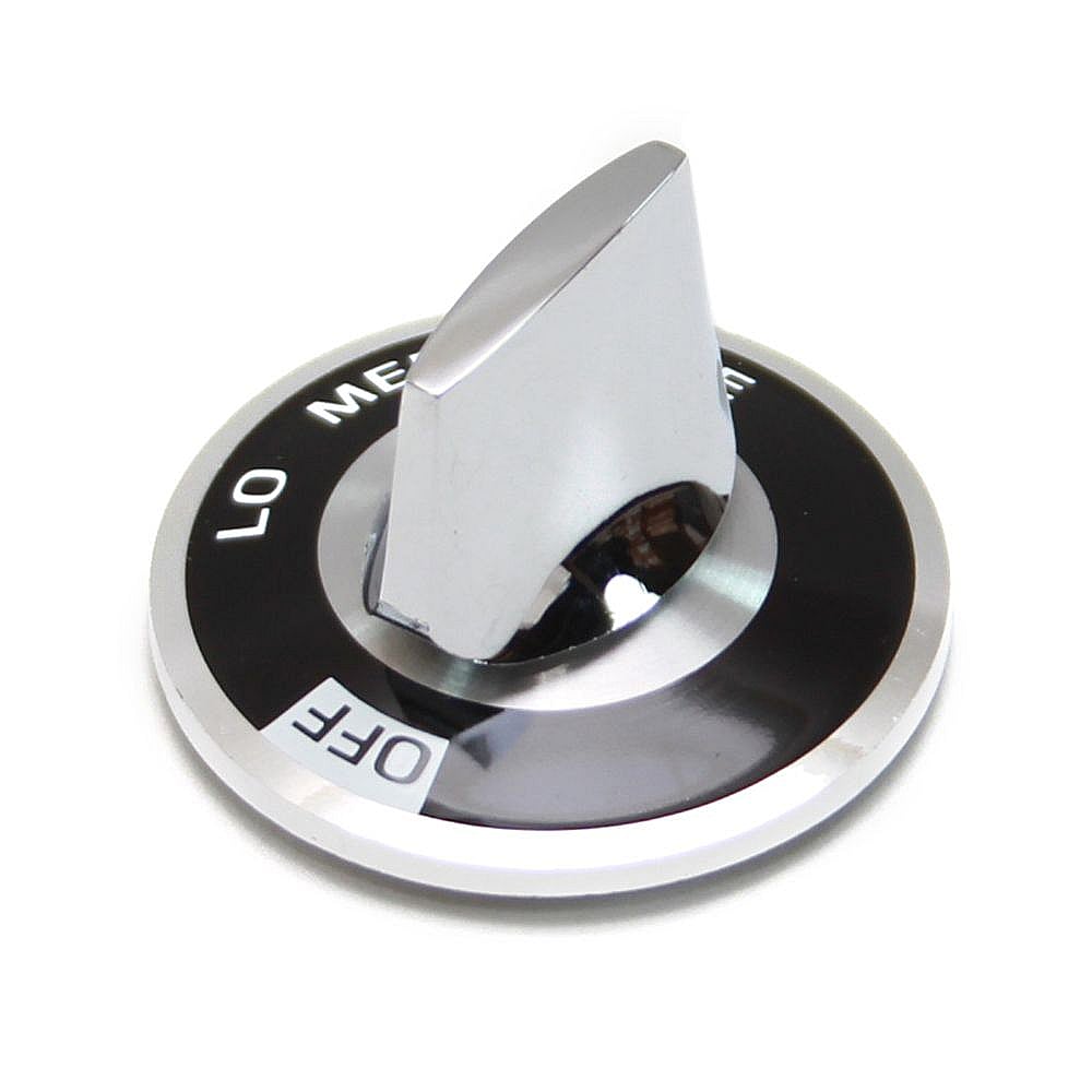 Photo of GE Part #k1321281, Ran Surface Burner Knob | 1.85 x 1.80 x 1.20 from Repair Parts Direct