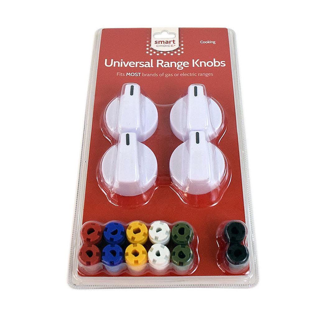 Part #knobkit4W, Range Universal Knob Kit (White) / 10.70 x 5.95 x 1.55
