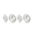 Smart Choice Range Drip Pan Set (chrome) for Kenmore 79046579400 - Part L304458797