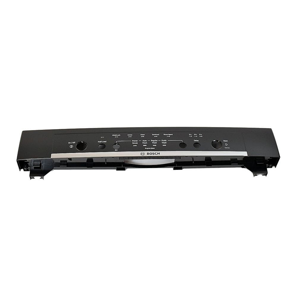 Part #00680460, Dishwasher Control Panel Fascia (Black)