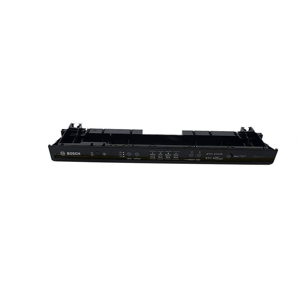 Bosch Part #00685162, Dishwasher Control Panel Fascia (Black)