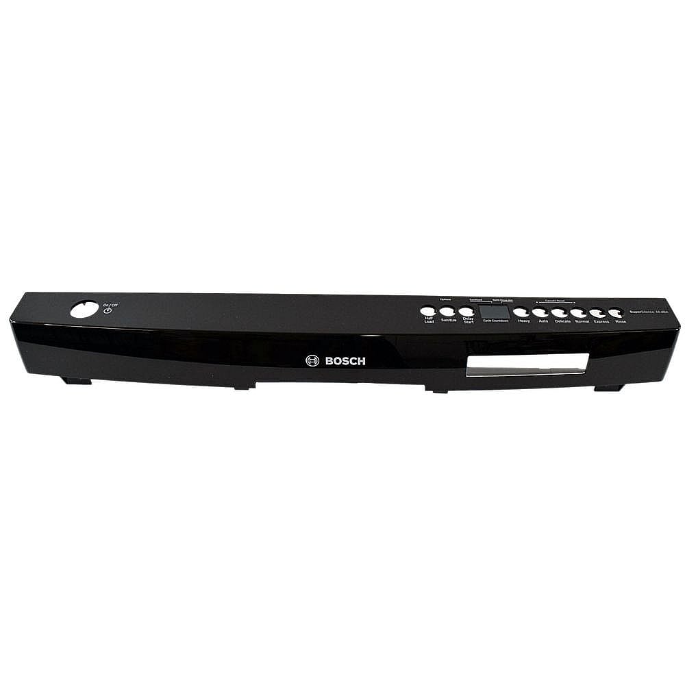 Part #00687021, Dishwasher Control Panel (Black)
