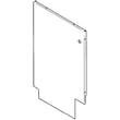 Dishwasher Side Panel, Left for Bosch SPE5ES55UC/04 - Part 00688086