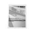 Dishwasher Owner's Manual for Bosch SHE3ARF2UC/06 - Part 00720572