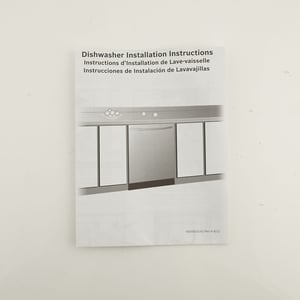 Dishwasher Installation Instructions 00720574