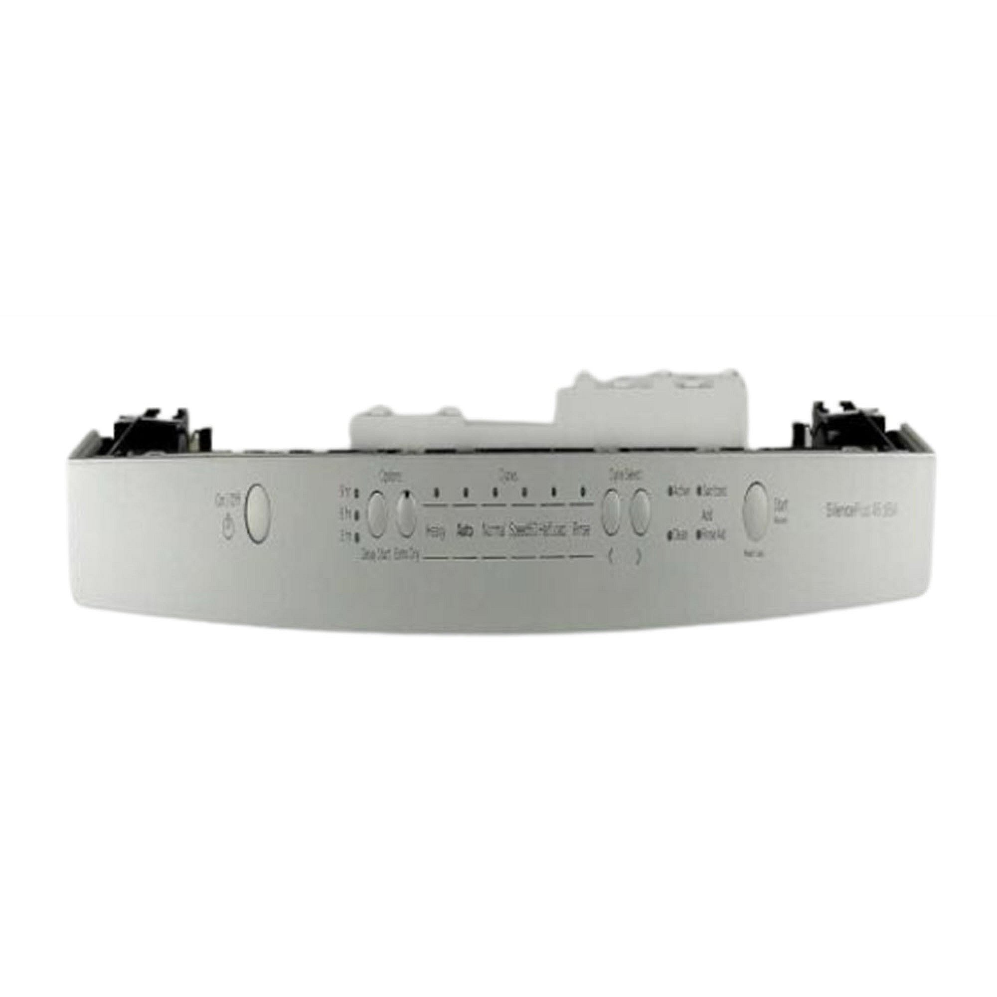 Part #00772840, Bosch Dishwasher Control Panel Assembly (Silver)