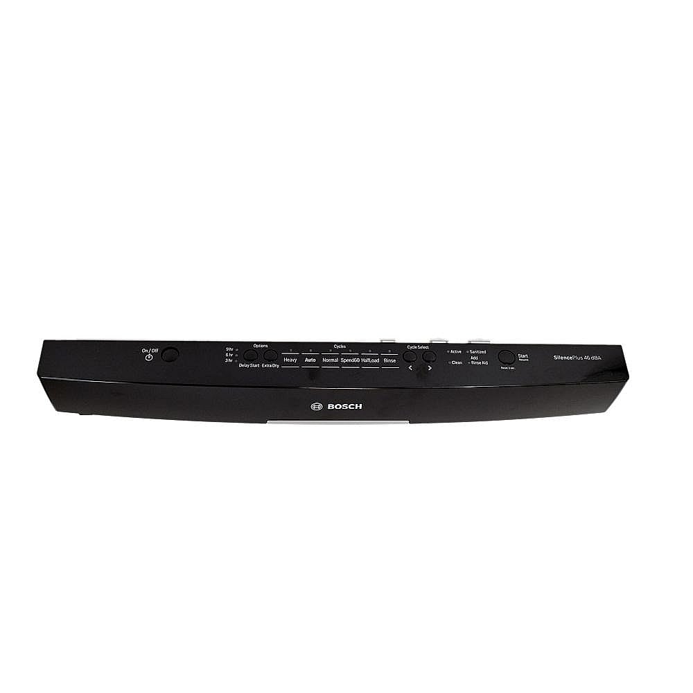 Part #00772841, Bosch Dishwasher Control Panel Assembly