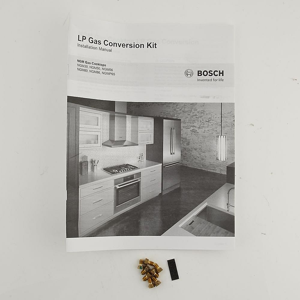 Part #12005067, Cooktop Lp Conversion Kit