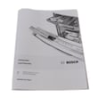 Dishwasher Owner's Manual for Bosch SPE53U55UC/33 - Part 18015752