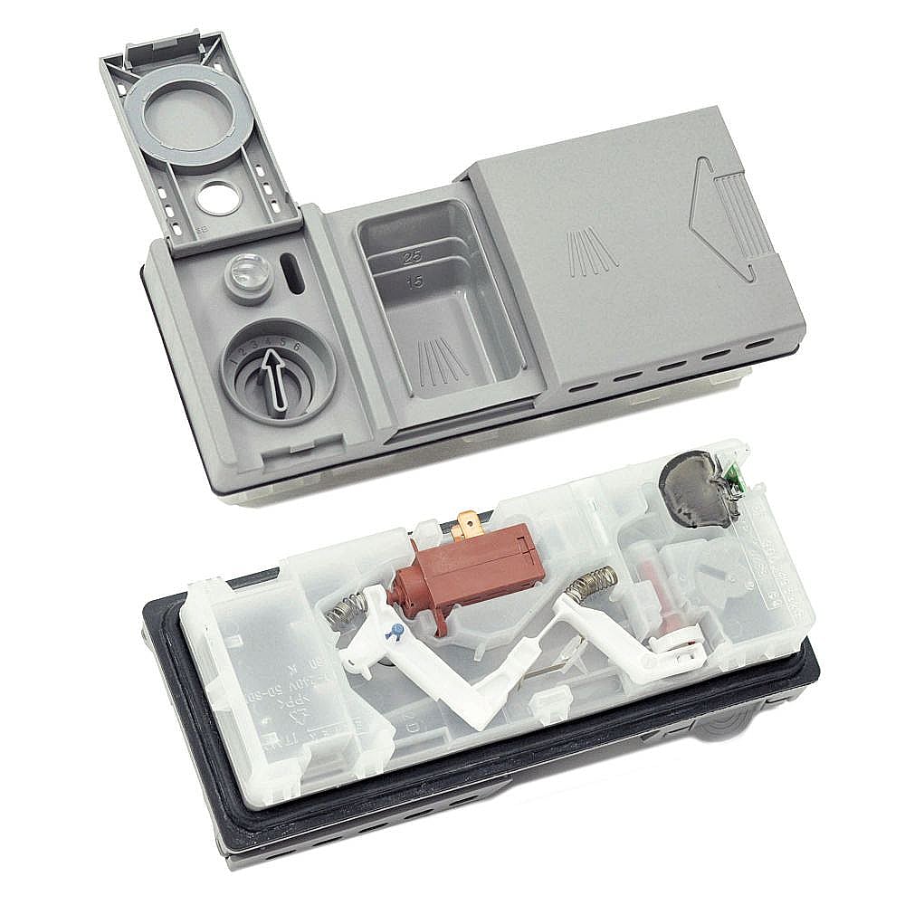 Part #00490467, Dishwasher Detergent Dispenser Assembly (Replaces 00265837, 00416858, 00490472, 490467) / 9.40 x 3.50 x 3.30