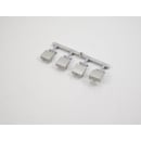 Dishwasher Control Panel Button Set (Stainless)