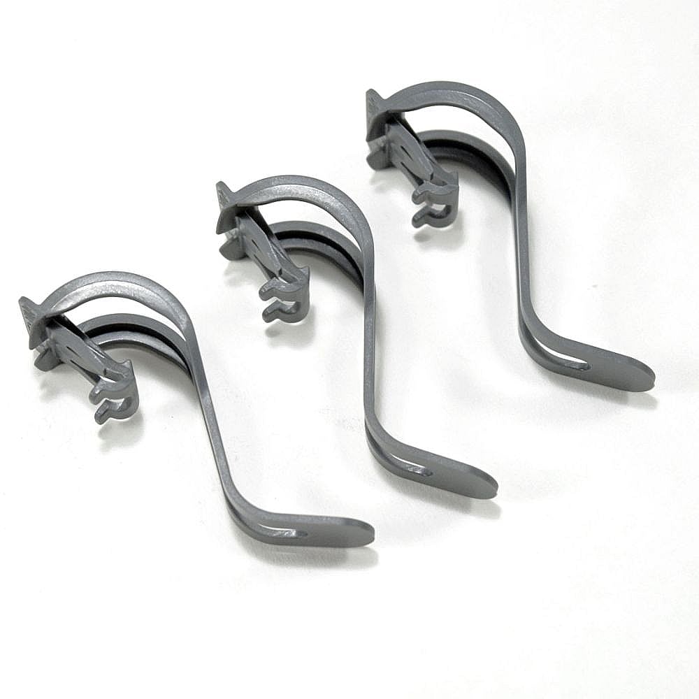 Part #10001629, Dishwasher Dishrack No-Flip Clip, 3-Pack (Replaces 00613052)
