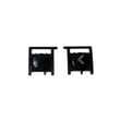 Dishwasher Control Panel Button Set (black) for Bosch SHE3AR55UC/11 - Part 00623008