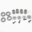 Dishwasher Dishrack Slide Rail Roller Kit for Bosch SHX3AR76UC/21 - Part 00645743