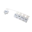 Dishwasher Control Panel Button Set for Bosch SHE53T52UC/01 - Part 751465
