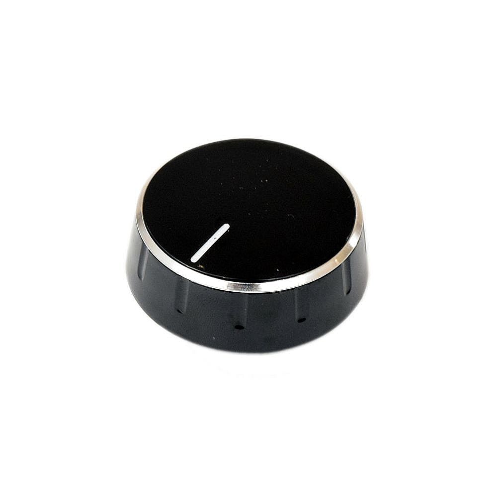 Part #00189302, Cooktop Burner Knob (Black) / 2.10 x 2.10 x 2.00