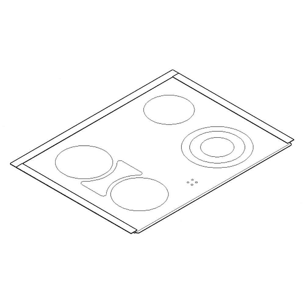 Part #00243966, Range Main Top