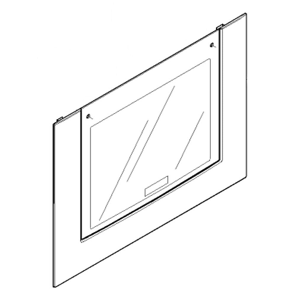 Bosch Part #00246547, Wall Oven Lower Oven Door Outer Panel