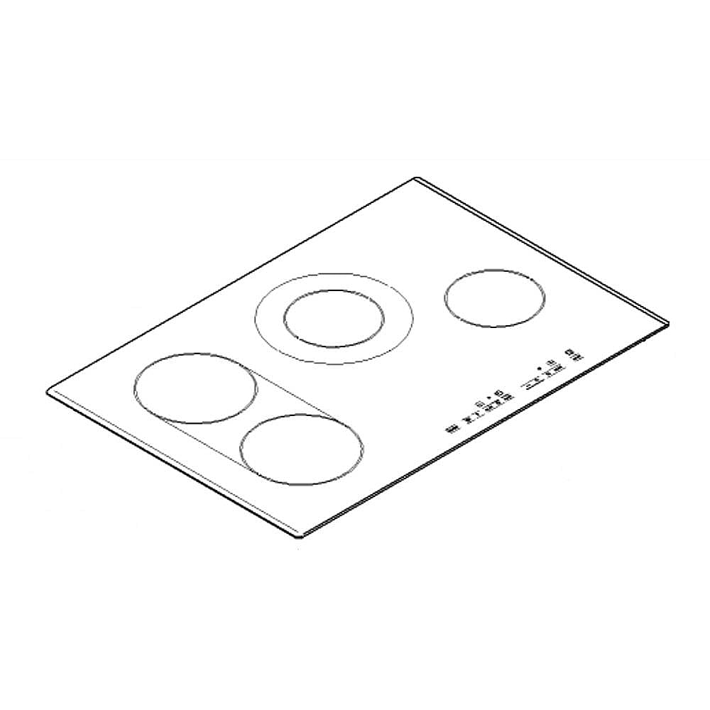 Part #00476779, Cooktop Main Top / 34.09 x 21.00 x 1.70