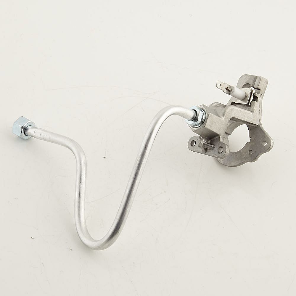 Part #00651720, Range Surface Burner Igniter And Orifice Holder, Left Front | 19.50 x 9.38 x 1.75