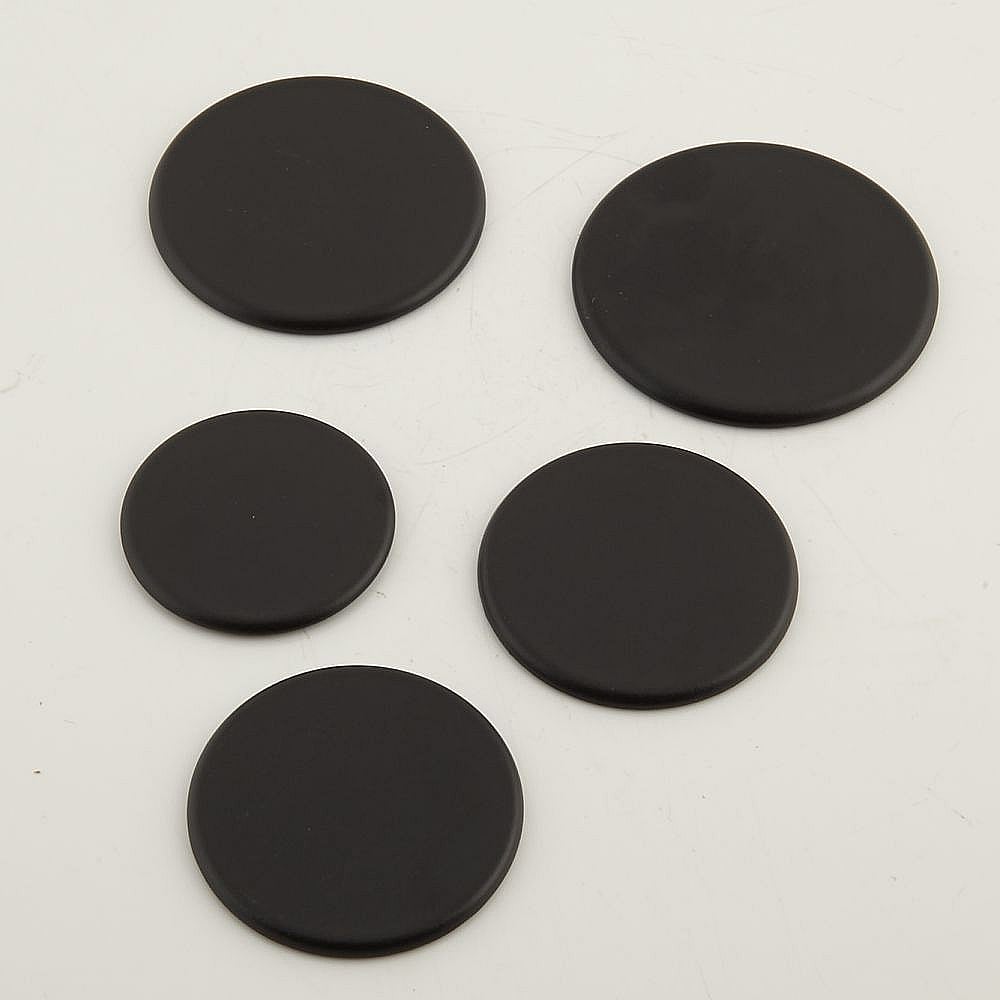 Part #00658046, Range Surface Burner Cap Set (Replaces 00649280, 658046)