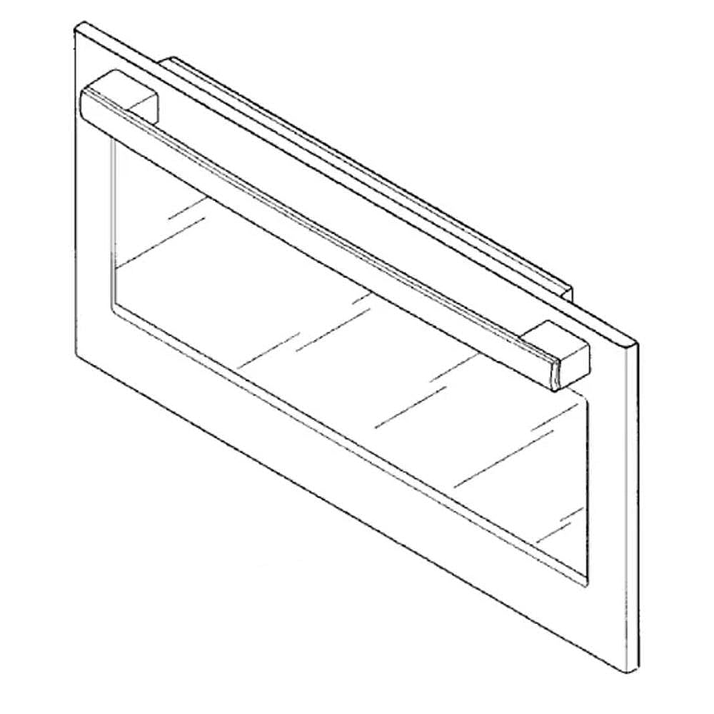 Part #00716003, Microwave Door Assembly