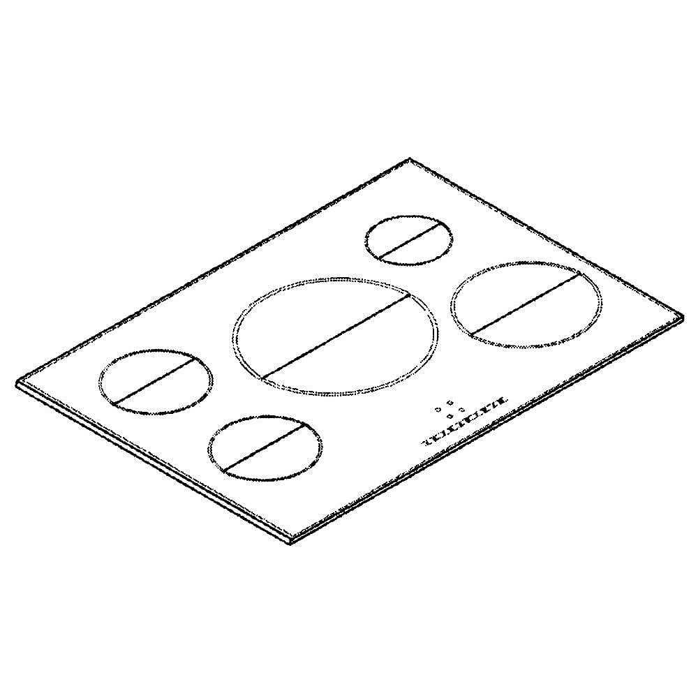 Part #00770814, Bosch Cooktop Main Top