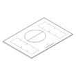 Bosch Cooktop Main Top for Bosch NITP666UC/01 - Part 00770815