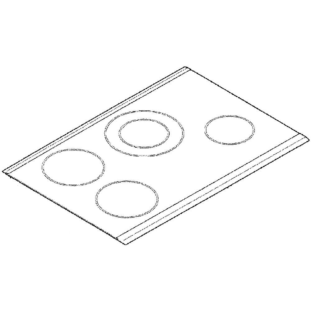 Part #00770872, Bosch Cooktop Main Top