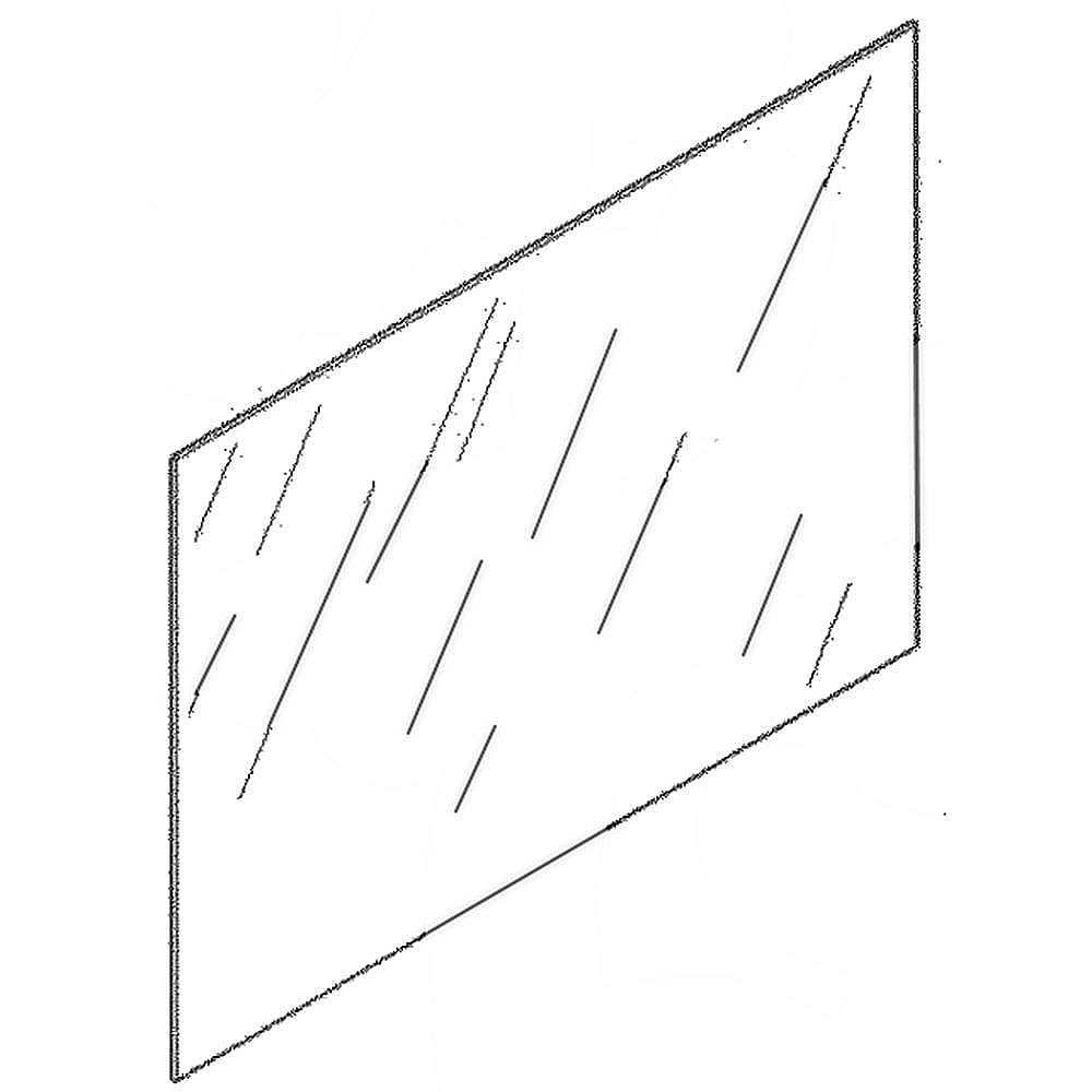 Part #11001638, Range Oven Door Middle Glass