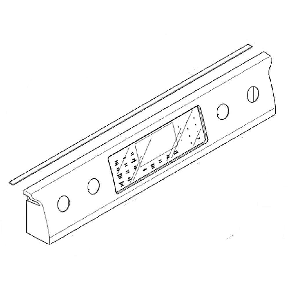 Part #11005332, Range Control Panel Assembly