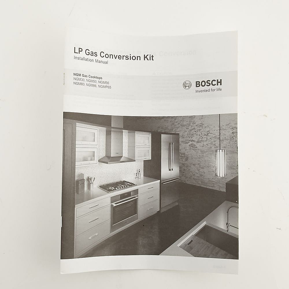 Part #18001558, Installation Instructions