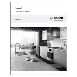 Bosch Owner's Manual 18002040