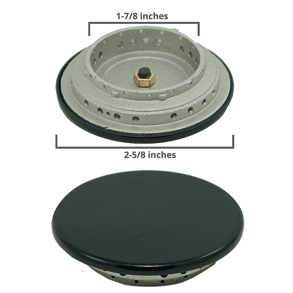 Photo of Cooktop Burner Cap Assembly from Repair Parts Direct