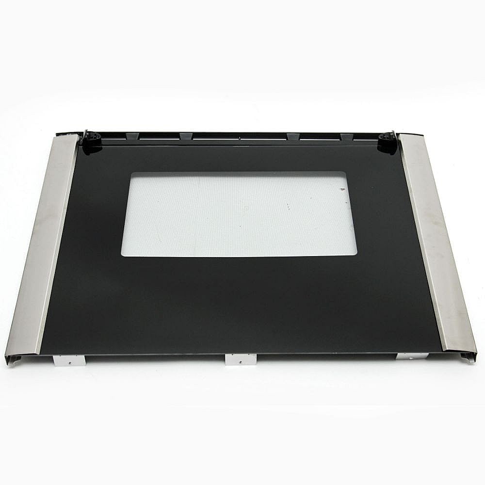 Photo of Range Oven Door Outer Panel Assembly (Stainless) from Repair Parts Direct